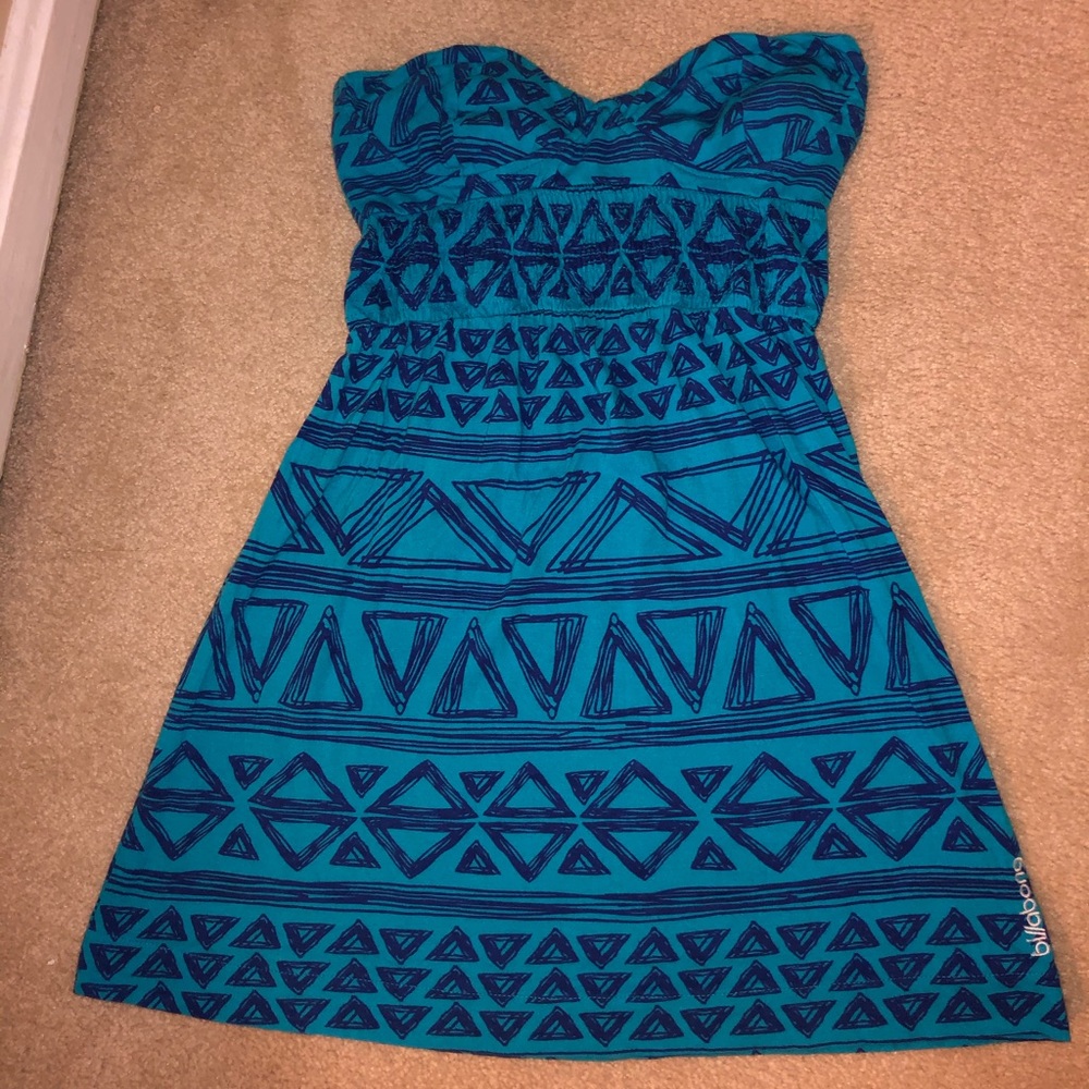 Billabong Tribal Strapless Dress